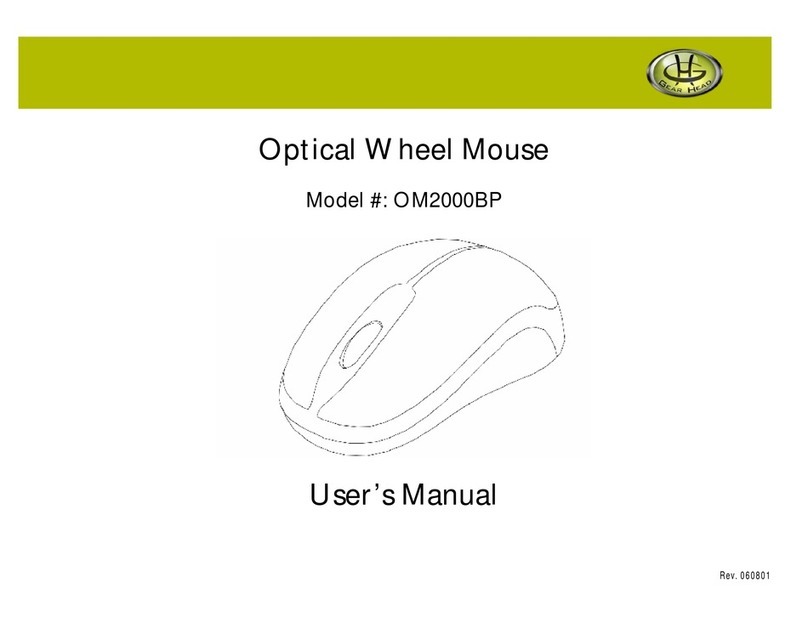 Gearhead OM2000BP User manual
