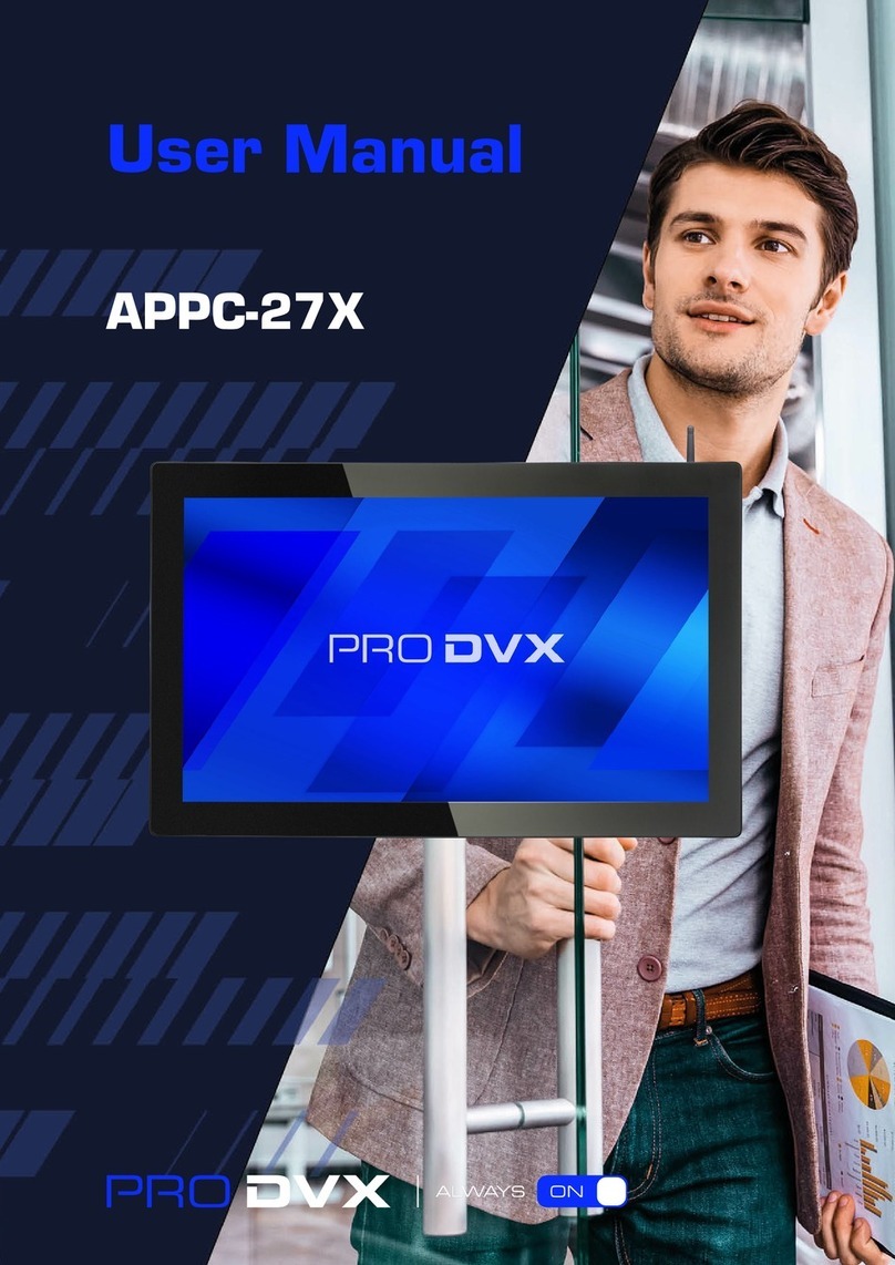 Pro DVX APPC-27X User manual