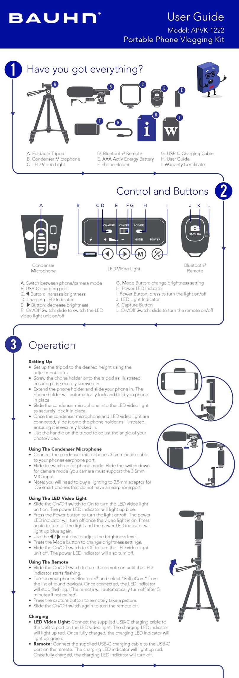 Bauhn APVK-1222 User manual