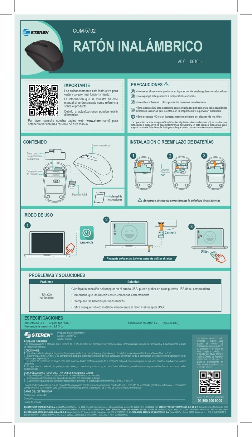 Steren COM-5702 User manual