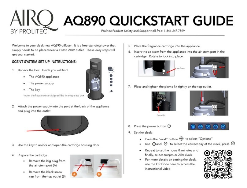 Prolitec AIRQ AQ890 User manual