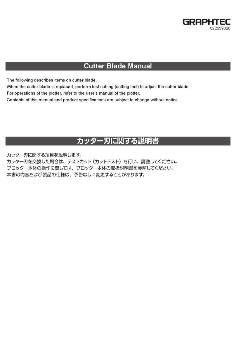 GRAPHTEC CB15U manual