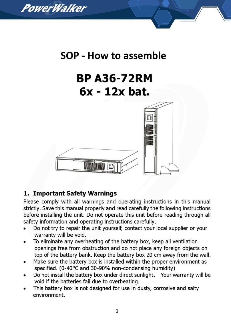 PowerWalker BPH A72RM-12 Administrator Guide