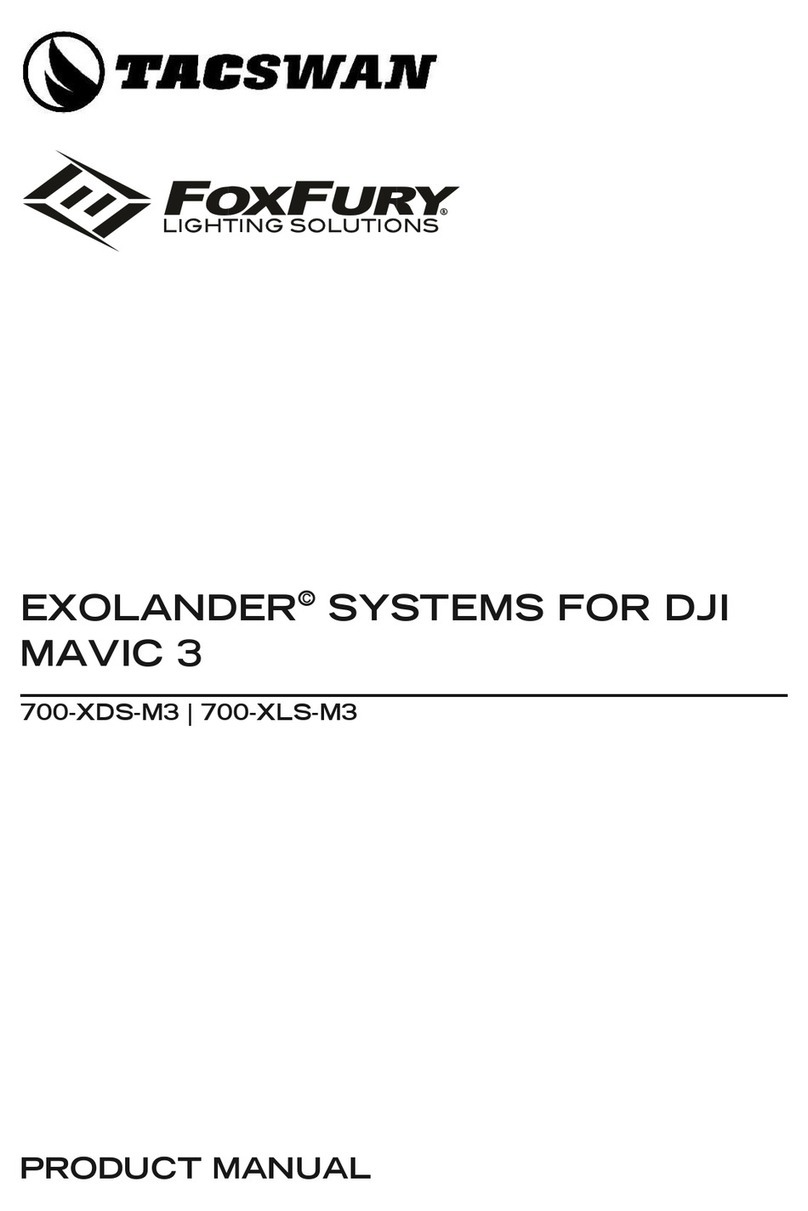 Foxfury Lighting Solutions TACSWAN EXOLANDER 700-XDS-M3 manual