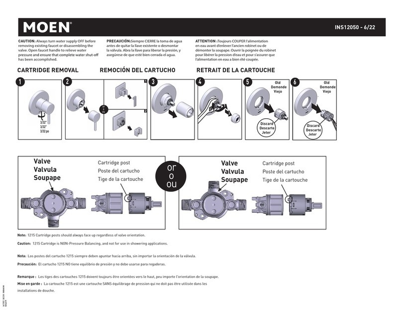 Moen 1215 User manual