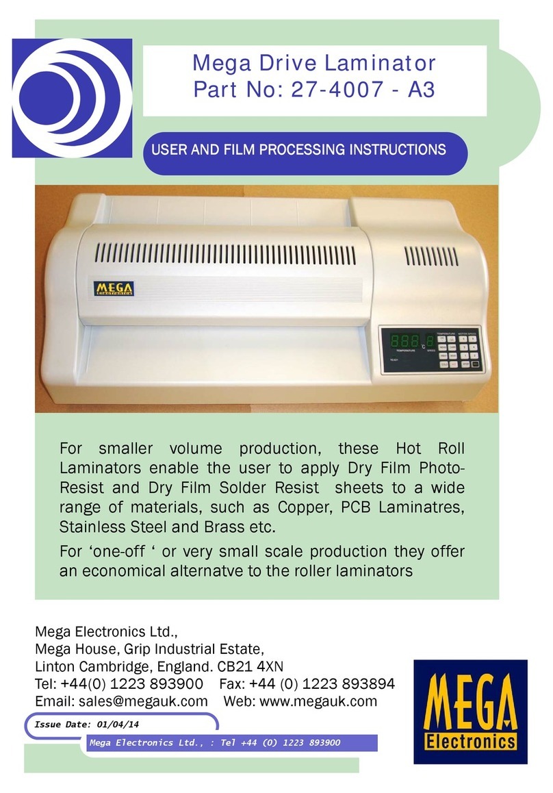 Mega Electronics 27-4007-A3 Processing instructions