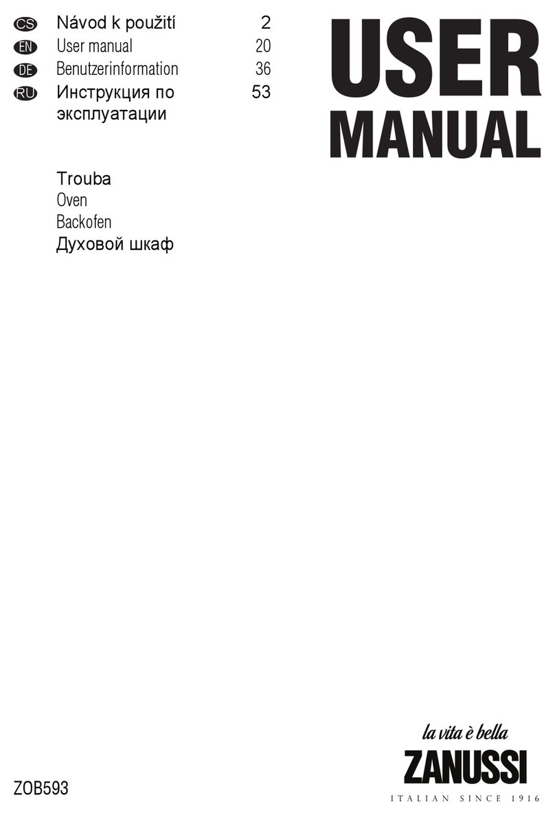 Zanussi ZOB 593 user manual