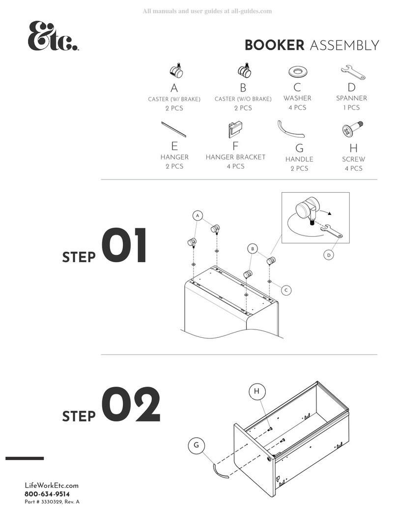 ETC BOOKER User manual