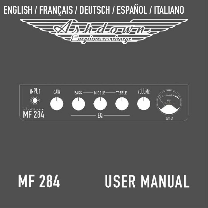 Ashdown MF 284 user manual