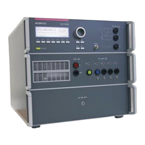 Ametek OCS 500N6 Series Instruction Manual
