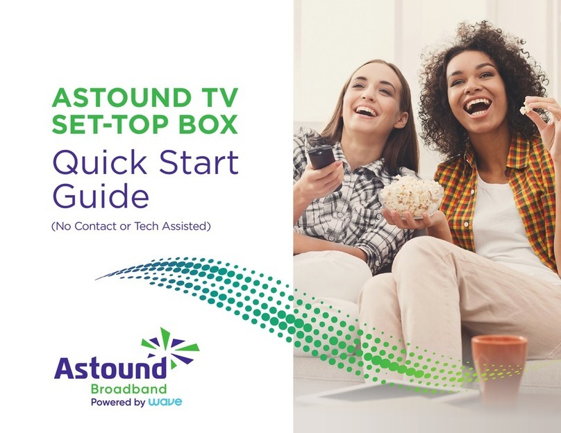 Wave Astound TV Set-Top Box quick start guide