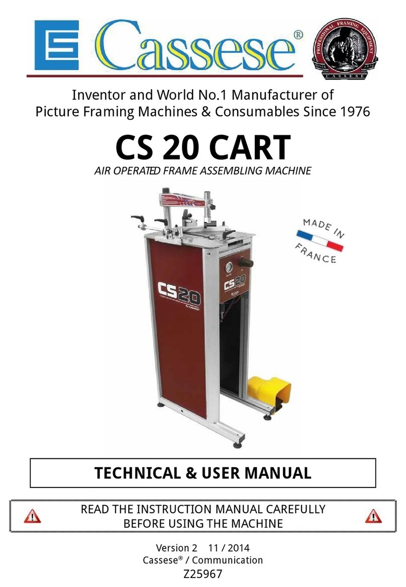 Cassese CS 20 CART Technical  user's manual