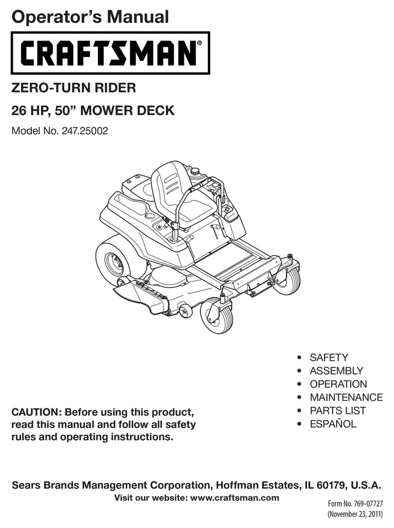 Craftsman ZTL7000 Operator's manual
