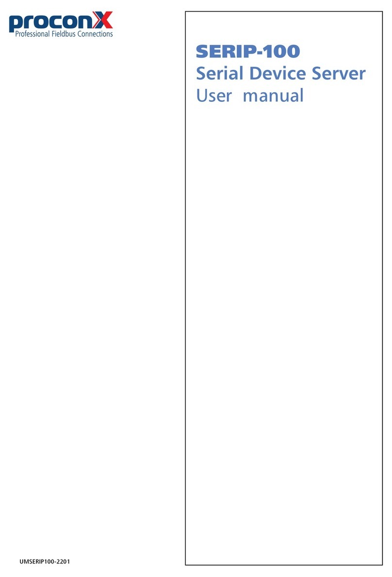 Proconx SERIP-100 user manual