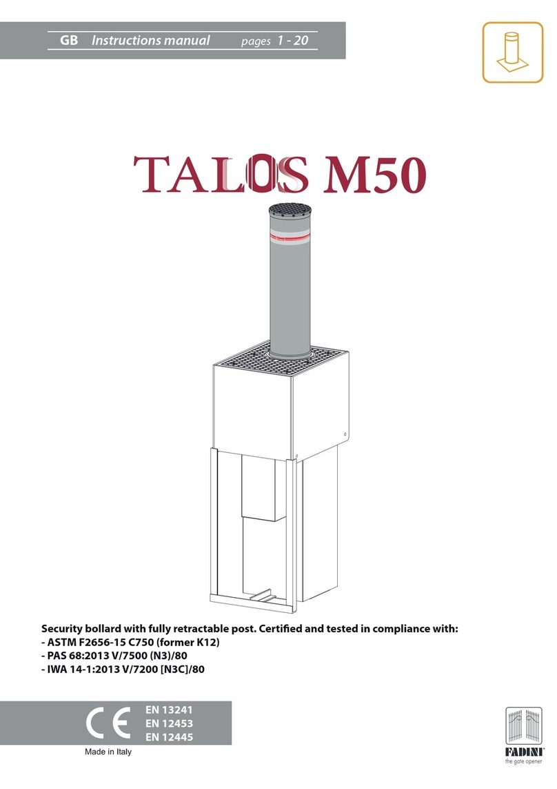fadini TALOS M50 instruction manual