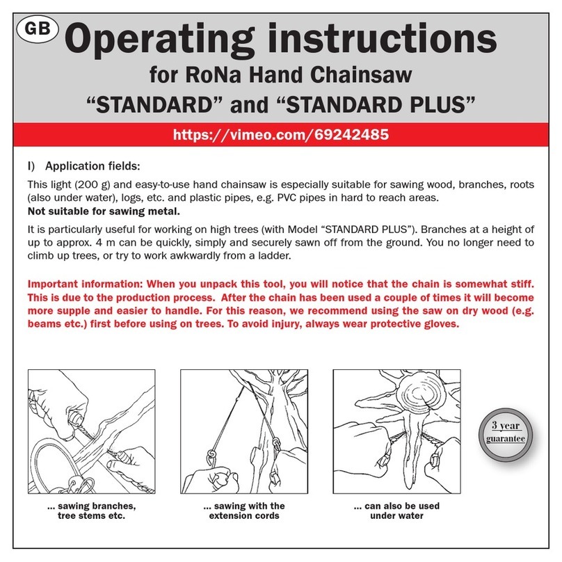 Rona STANDARD User manual