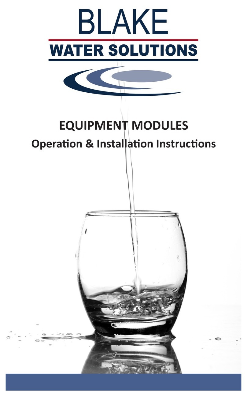 Blake Water Solutions MOD-EMU-BWS Operation & installation instructions