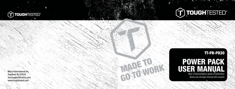 Mizco International ToughTested TT-PB-PD30 user manual