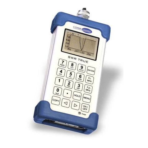 COMM-connect SWR TRUE Operator's manual
