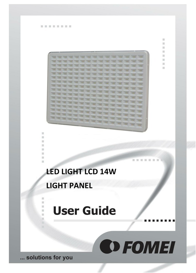 Fomei LED LIGHT LCD 14W User manual