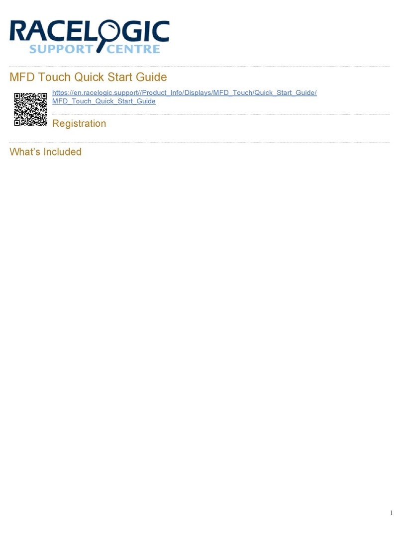 Racelogic MFD Touch quick start guide