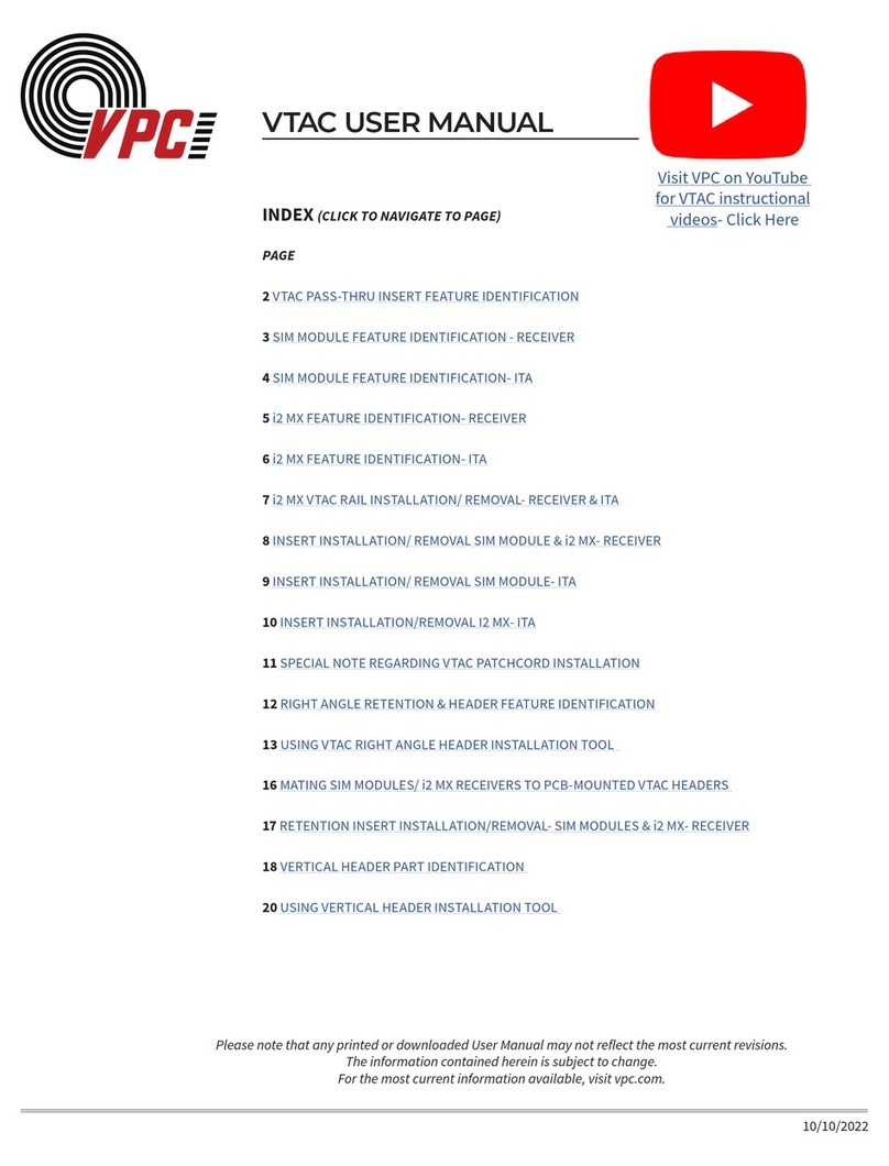 VPC VTAC User manual