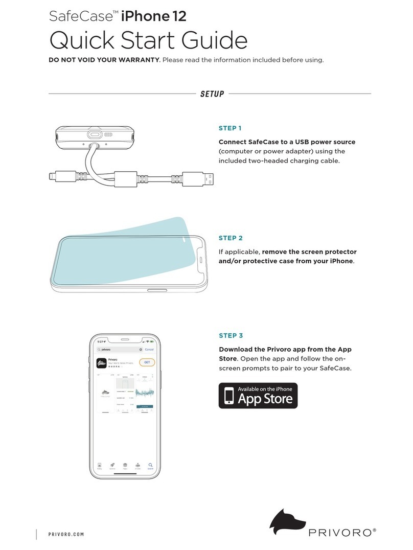 Privoro SafeCase iPhone 12 User manual Privoro SafeCase iPhone 12 User manual