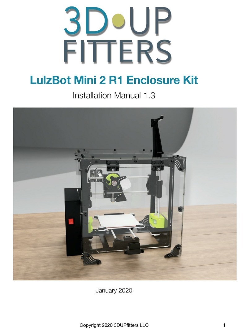 3D Upfitters LulzBot Mini 2 R1 User manual