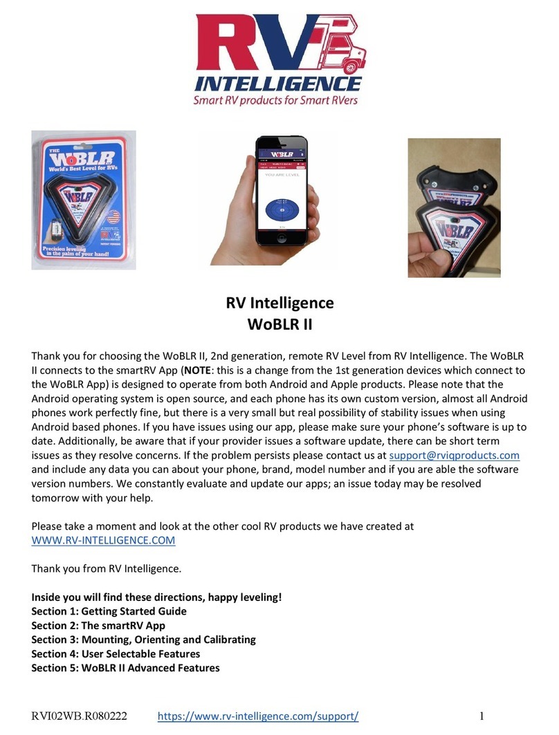 RV Intelligence WoBLR II quick start guide
