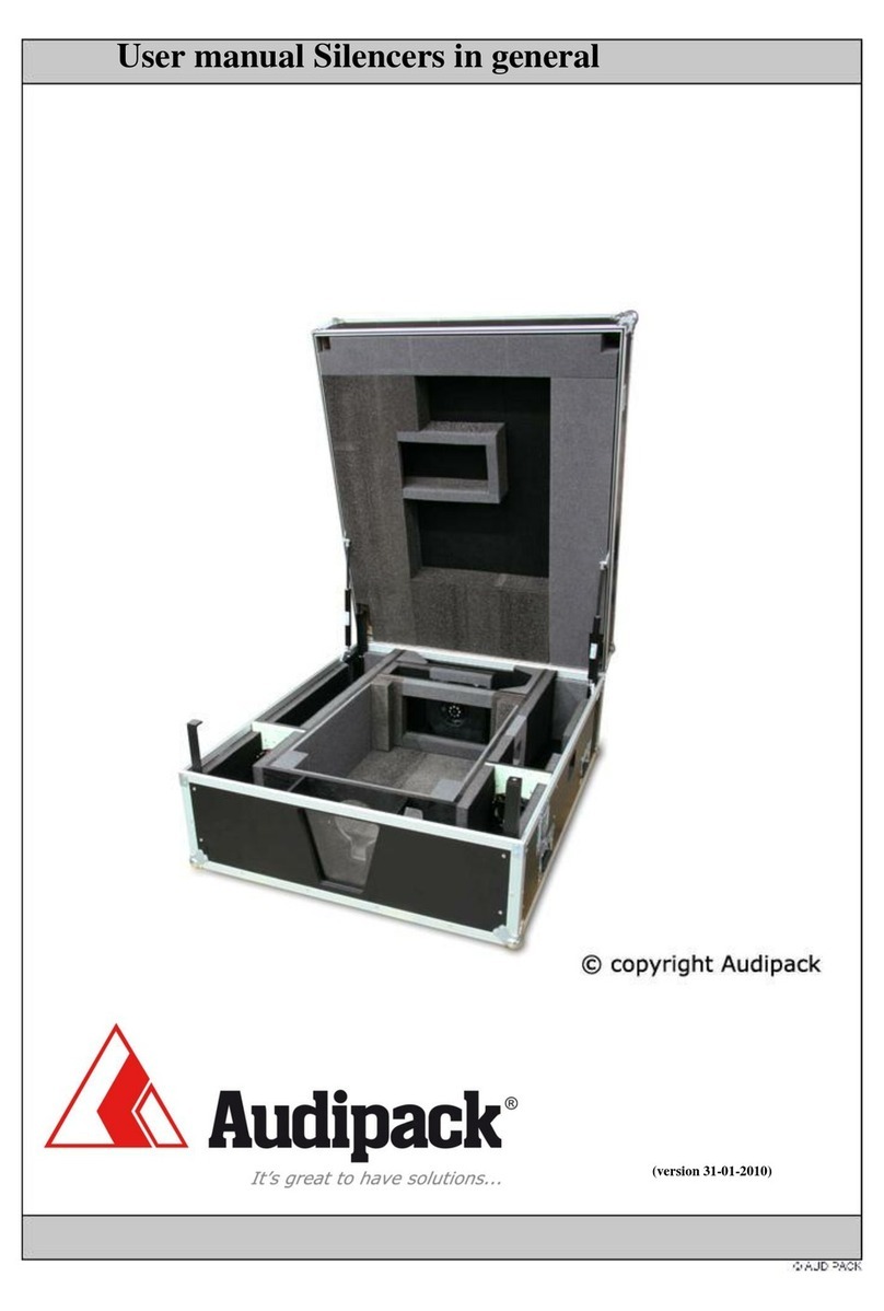 Audipack Silencer SMALL User manual