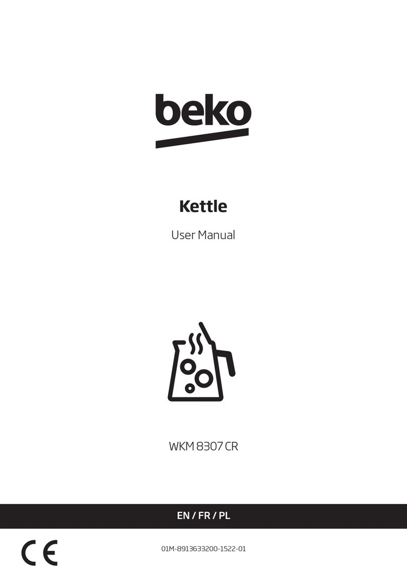 Beko WKM 8307 CR user manual