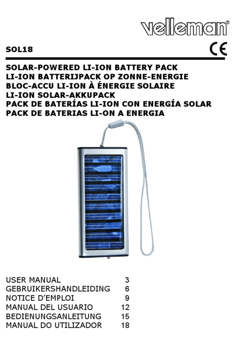 Velleman SOL18 user manual