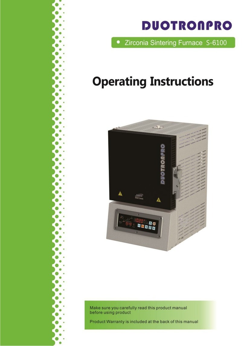 Duotronpro S-6100 operating instructions Duotronpro S-6100 operating instructions