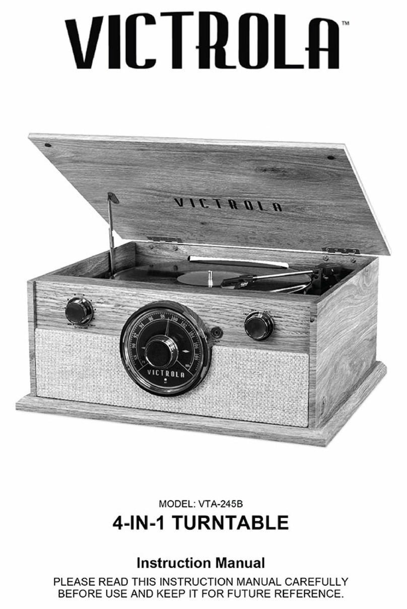 Victrola VTA-245B User manual