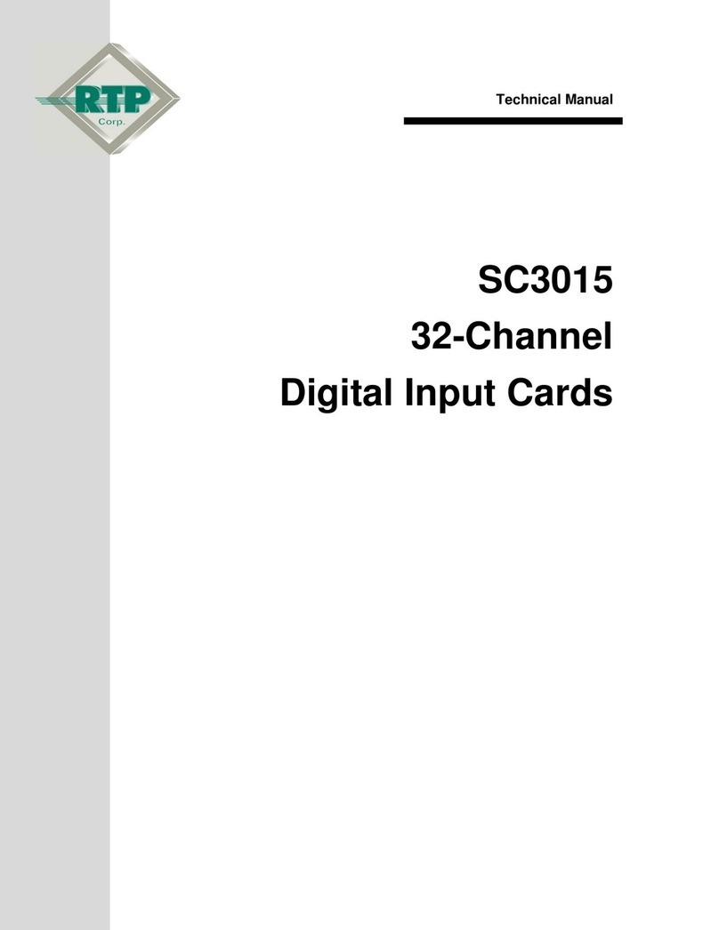 RTP SC3015 Technical manual