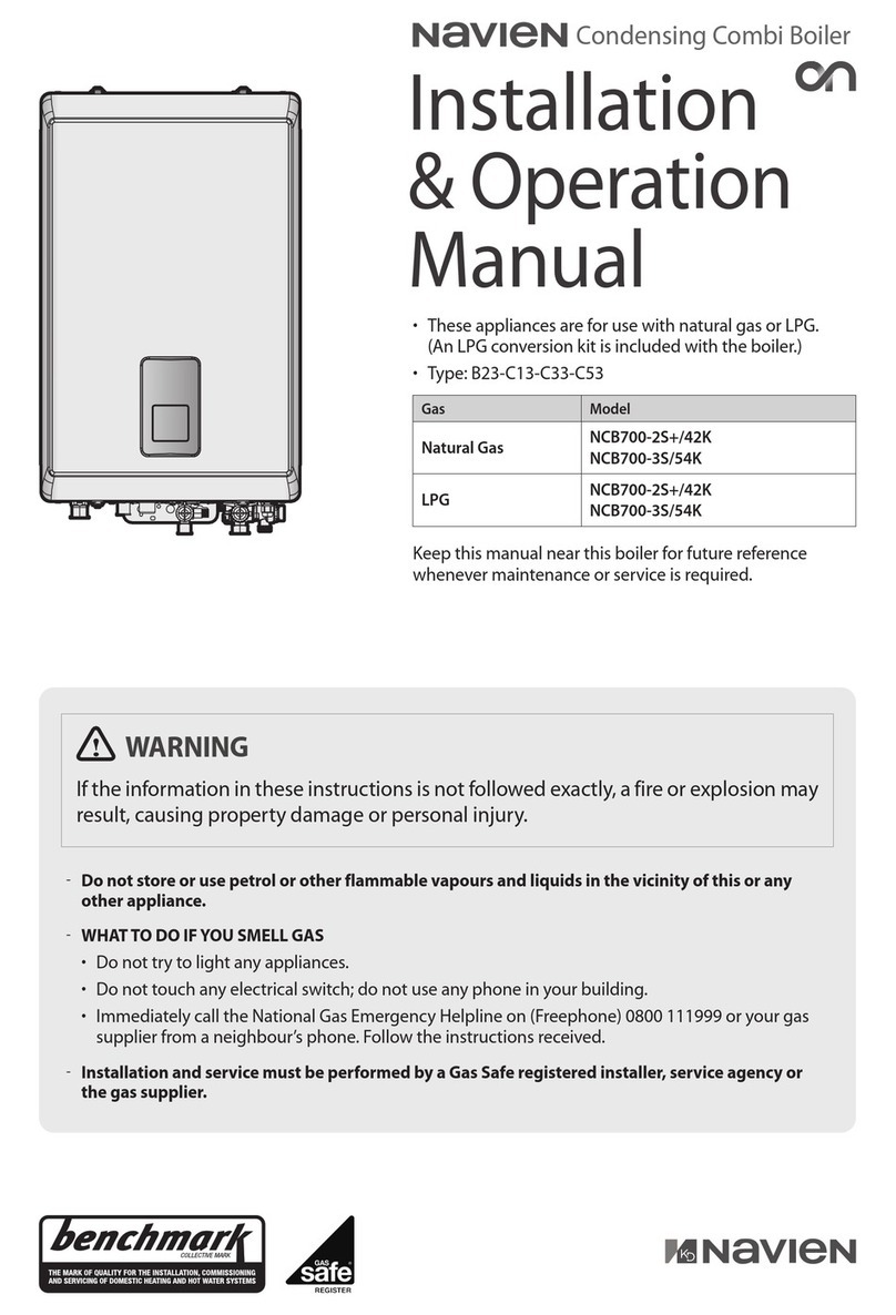 Navien NCB700-2S Plus 42K User manual