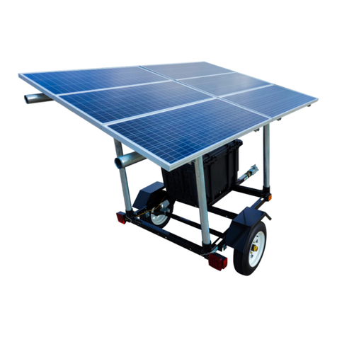 Cutting Edge SOLAR TRAILER Assembly and operation manual