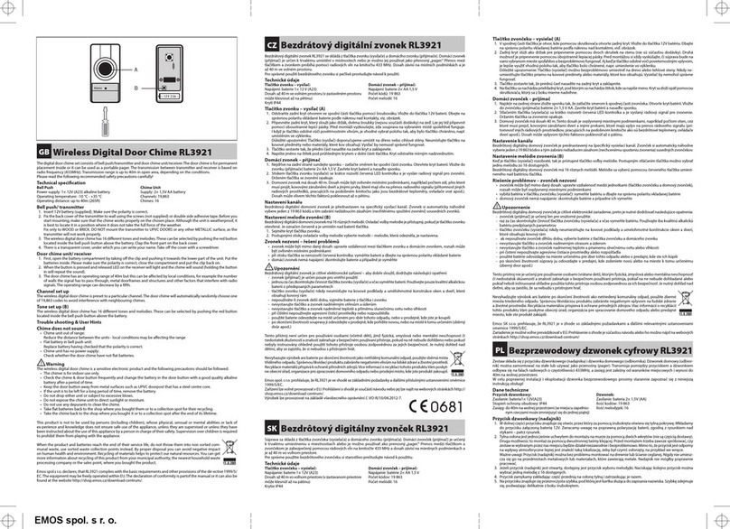 Emos RL3921 manual