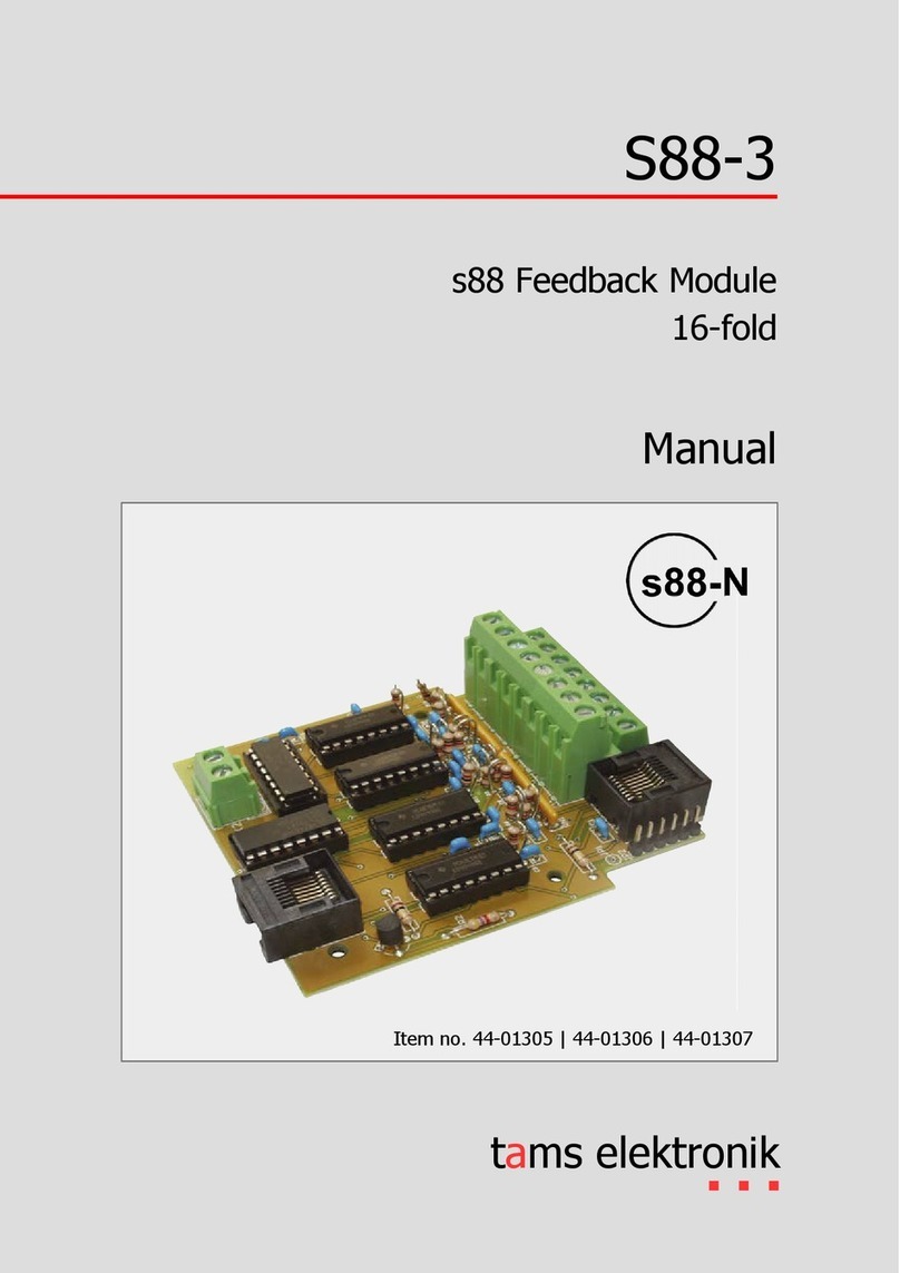 tams elektronik S88-3 manual