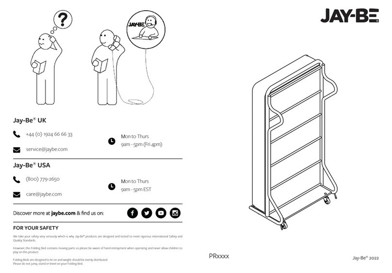 Jay-Be PR Series User manual Jay-Be PR Series User manual