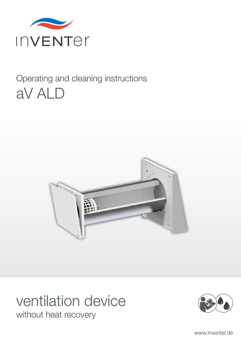 inVENTer aV160 ALD Operating and cleaning instructions