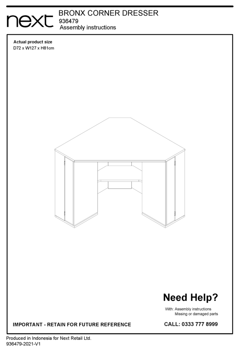Next BRONX 936479 User manual Next BRONX 936479 User manual
