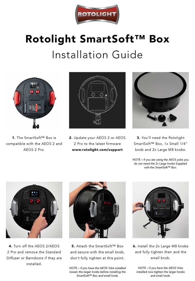 Rotolight SmartSoft Box User manual