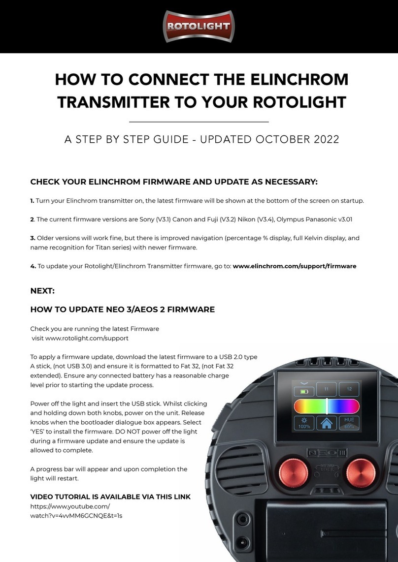 Rotolight ELINCHROM Safety guide