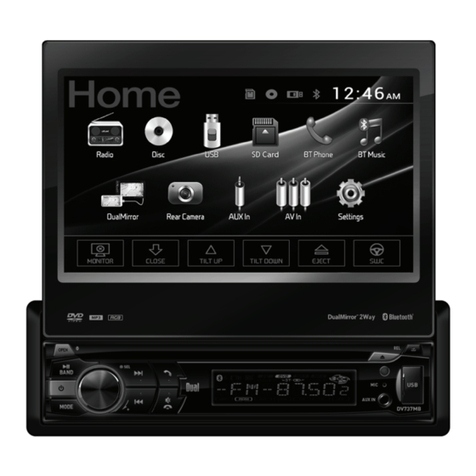 Dual Electronics Corporation DV737MB User manual