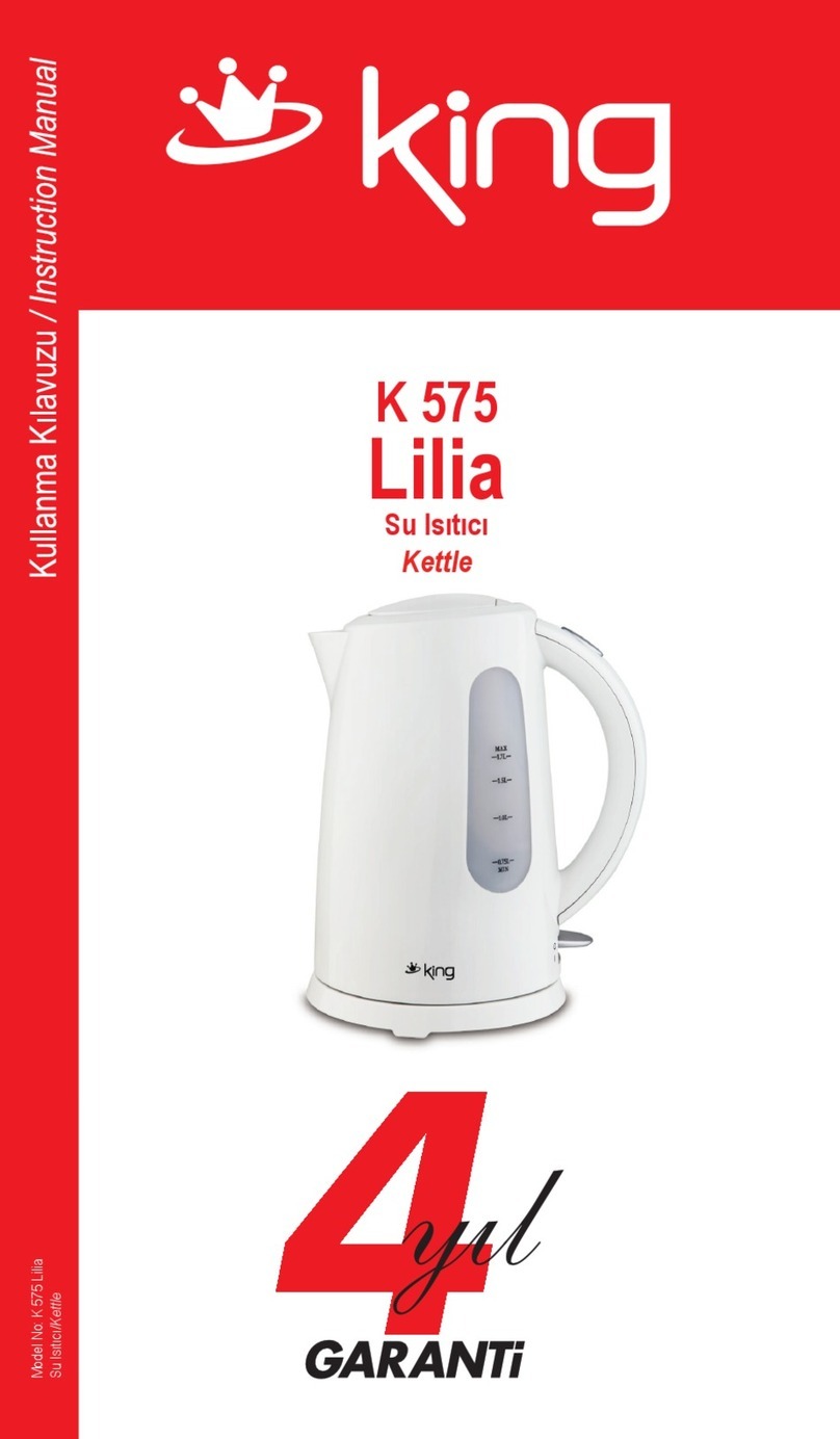 KING Lilia K 575 User manual