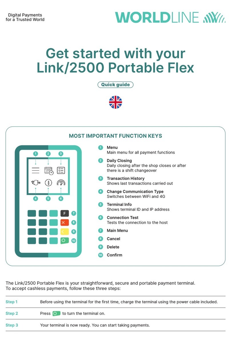Worldline Link/2500 Portable Flex Get started