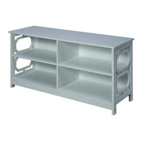 convenience concepts Omega 203056W Assembly instructions convenience concepts Omega 203056W Assembly instructions