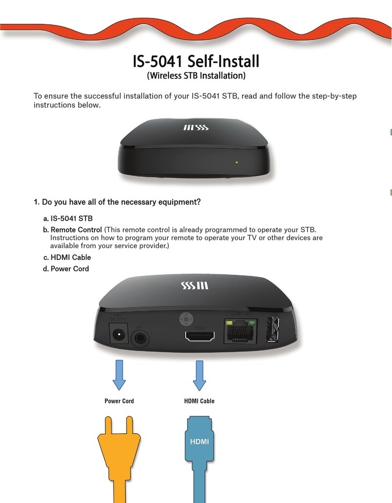 Starcom IS-5041 Self-install guide