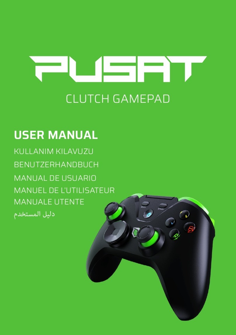 PUSAT CLUTCH GAMEPAD user manual